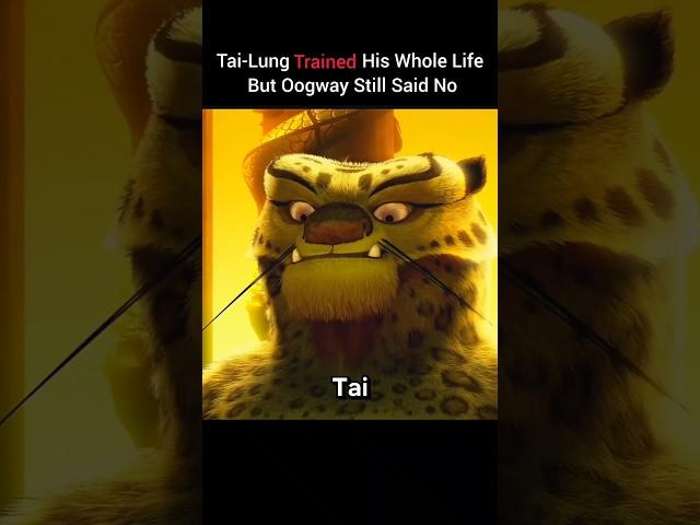 Tai Lung Never Wanted to Be the Dragon Warrior ? #shorts