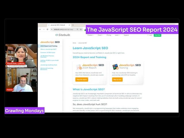 JavaScript SEO in 2024 - A Survey and Crawl Report from Sitebulb