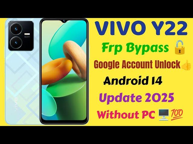VIVO Y22 FRP BYPASS/ GOOGLE ACCOUNT REMOVE/ NEW SECURITY UPDATE 2025/EASY TRICKS/ WITHOUT PC