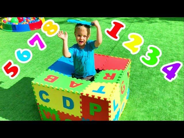 Learn the English alphabet, numbers and colors with children | Collection of children's songs