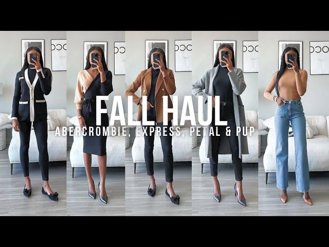 FALL HAUL 2022 | Abercrombie, Express, Mango | Brenna Anastasia