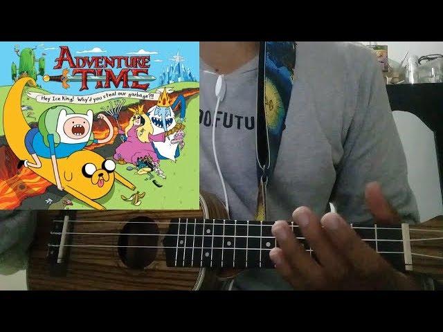 Time Adventure - Hora de Aventura - UKULELE TUTORIAL COMPLETO