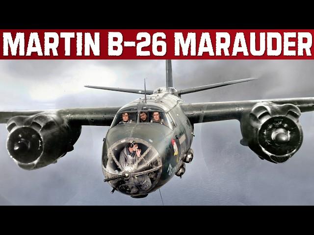 Martin B-26 Marauder | WW2 Twin Engined Medium Bomber Nicknamed "Widowmaker" And "Flying Coffin"