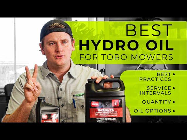 HYDRO OIL Guide for TORO Mowers | Process, Products, Quantity, & Servicing!