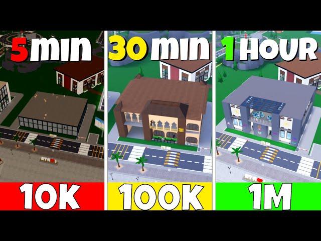 Building A Restaurant In 5 Minutes, 30 Minutes and 1 Hour in  Restaurant Tycoon 2!!