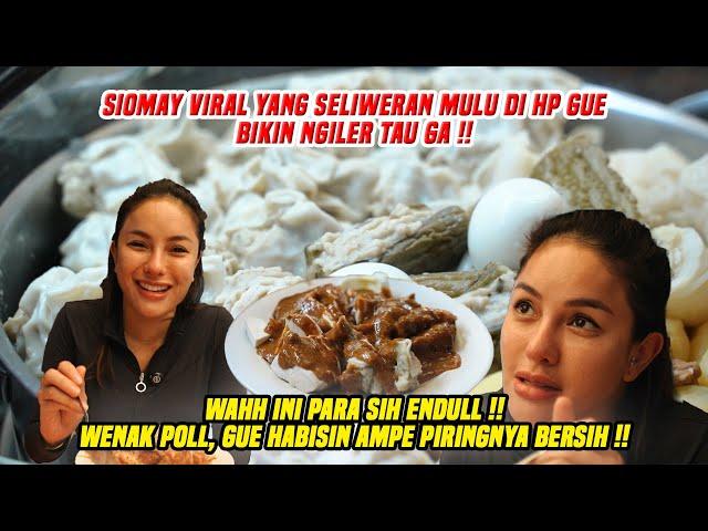 SIOMAY VIRAL MENGGOYAHKAN IMAN !! UDAH BENER OLAHRAGA PAGI, PULANG-PULANG MALAH MUKBANG !! CUCOK