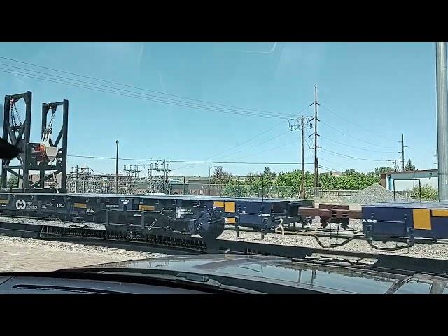 BNSF Air Turbine Blade Train In Casper - 2