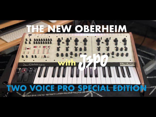 Oberheim Two Voice Pro Special Edition unboxing and exploration with Julian "J3PO" Pollack