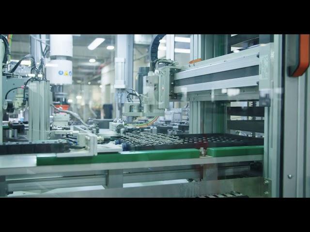 automated machine in a production line