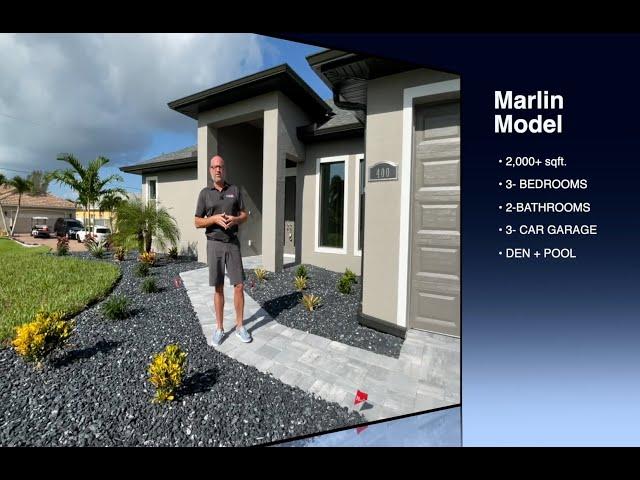 Cape Coral Florida Marlin Model Custom Home Build Completed 8 1 2021