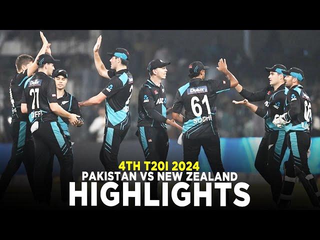 Highlights | Pakistan vs New Zealand | 4th T20I, 2024 | PCB | M2E1K | #PAKvNZ | #SportsCentral