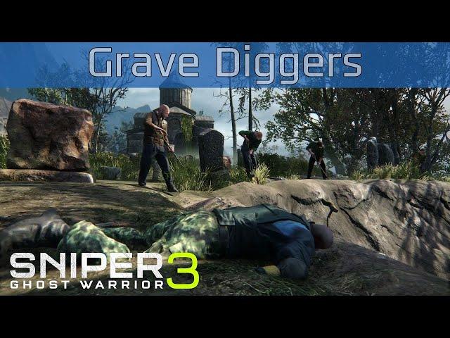 Sniper Ghost Warrior 3 - Walkthrough - Part 3 - Act 1 | Mission 2 Grave diggers - HD