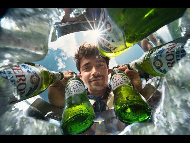 Peroni Nastro Azzurro and Charles Leclerc partnership