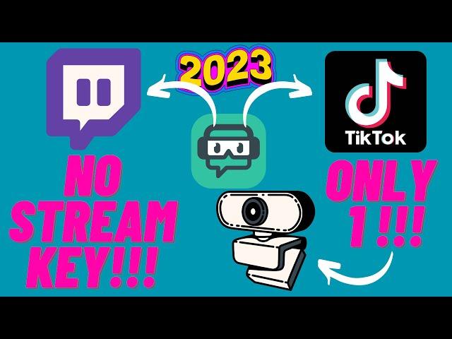 How To Stream To TikTok From Streamlabs OBS Without  Streamkey in 2023