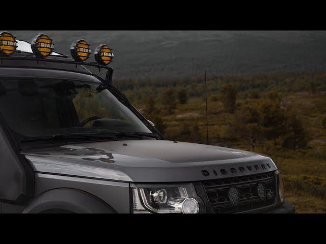 LR4 Camper Build - BlackDecal vinyl decals