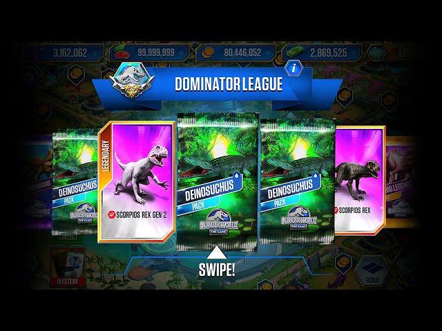 DEINOSUCHUS PACK DEINOSUCHUS TOURNAMENT | JURASSIC WORLD THE GAME