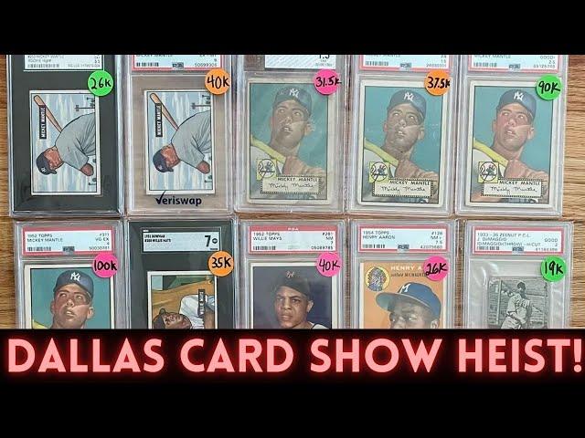 MASSIVE MORONIC DALLAS CARD SHOW HEIST WITH NEW IMAGES!