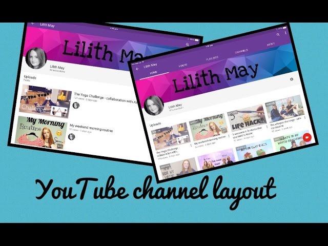 How to customise the layout of your YouTube channel on an IPad