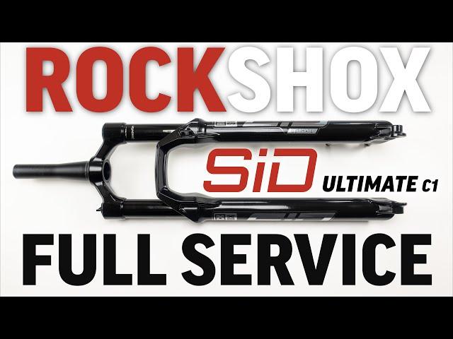 Rockshox SID Ultimate 35 C1 Chassis Full Service guide for beginners. Do NOT let your forks run dry!