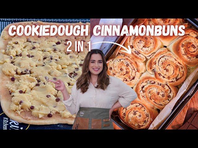 Wie schmeckt der TikTok-Trend COOKIEDOUGH-Cinnamonbuns | Zimtschnecken mit Keksteig? 