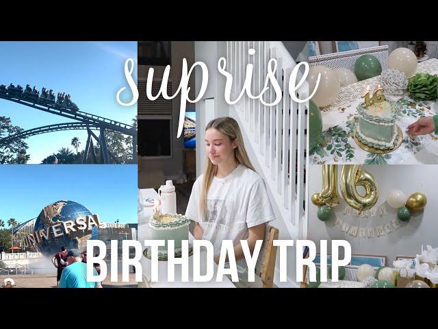 Surprising Brinley with a trip for her 16th birthday!