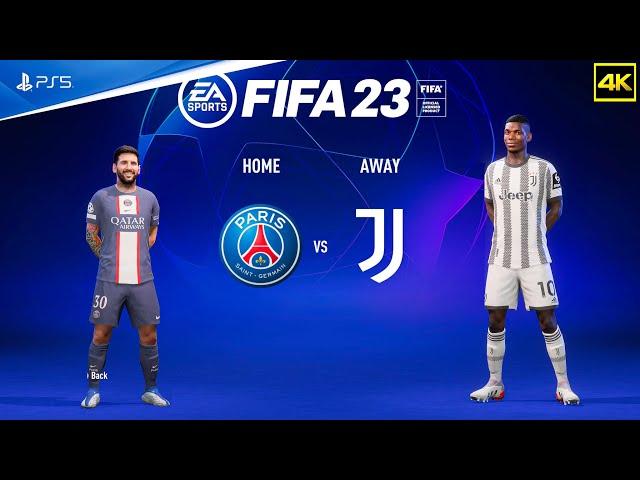 FIFA 23 - PSG Vs Juventus - UEFA Champions League | PS5™ [4K 60FPS ] Next Gen