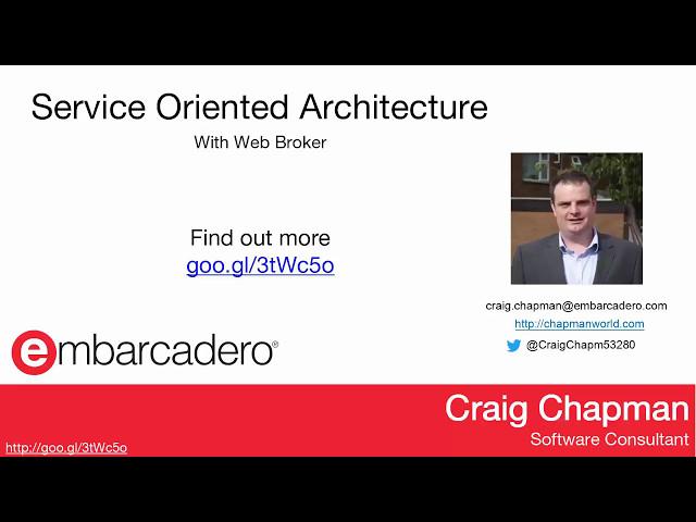 Service Oriented Architecture with WebBroker