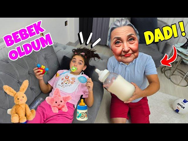 ANNEM DADI ÇAĞIRDI !! ELİF SİNEM BEBEK AĞLADI OLDU !! DADI EVDEN KAÇTI !!