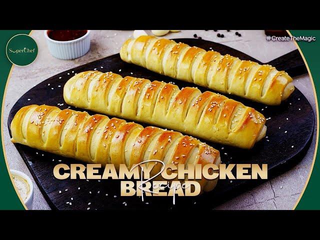 Delicious Creamy Chicken Bread Recipe by SuperChef