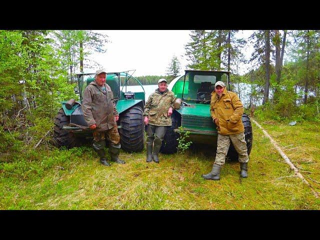 Поездка в лес на 7 дней на каракате.Рыбалка на самоловки и сети.Дальний кордон.Часть1