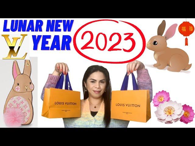 LOUIS VUITTON DOUBLE UNBOXING/LV LUNAR NEW YEAR 2023  BUNNY CHARM/ ONLINE ORDER