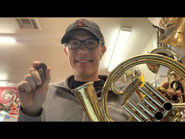 Using Magnets to Remove Small Branch Dents for French Horn