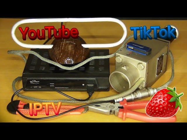 Satellite tuner YouTube, TikTok, IPTV