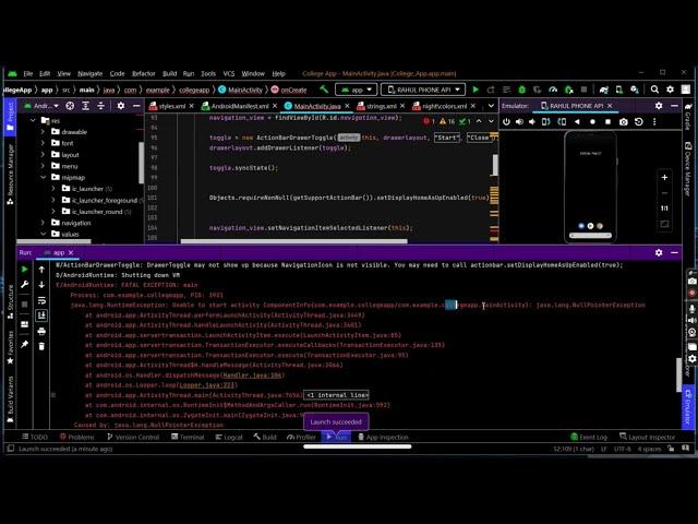 How to resolve Quickly Error jav.lang.NullpointerException in Android Studio #computerlngmotive