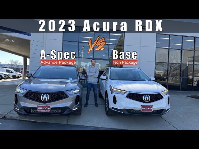 2023 Acura RDX A-Spec Advance vs Tech. Major differences!