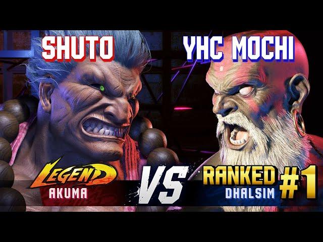 SF6 ▰ SHUTO (Akuma) vs YHC-MOCHI (#1 Ranked Dhalsim) ▰ High Level Gameplay