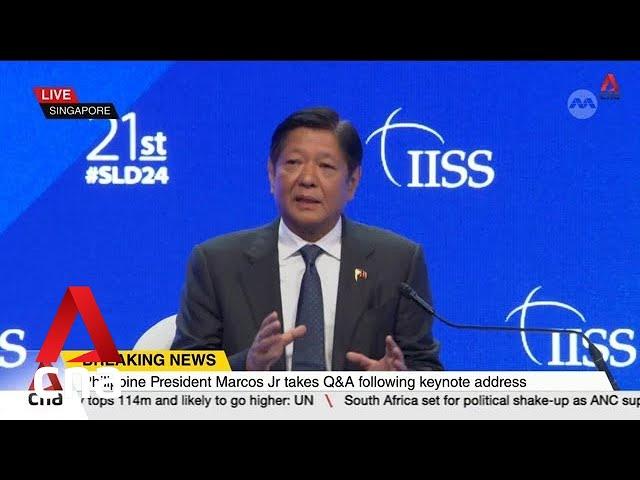 Shangri-La Dialogue: Philippine President Ferdinand Marcos Jr's keynote speech