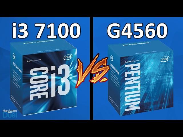 i3-7100 vs Pentium G4560 - In-depth Comparison