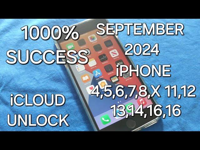 September 2024 iCloud Unlock iPhone 4/5/6/7/8/X/11/12/13/14/15/16 Locked to Owner without Computer