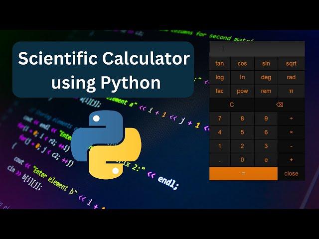 How to Make a Scientific Calculator in Python Using Tkinter and Python Math Library