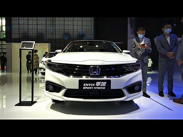 2021 Honda Envix Hybrid Walkaround—2021 ShangHai Motor Show—2021款本田享域混动版，外观与内饰实拍