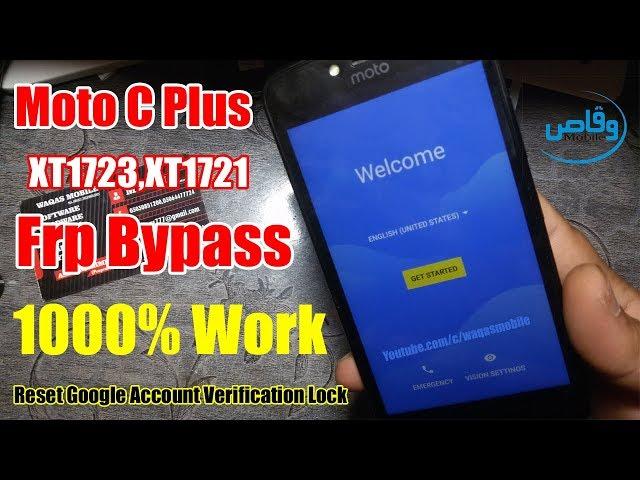 How To Bypass Frp Moto C Plus XT1723, XT1721 Unlock Google Account Verification by waqas mobile