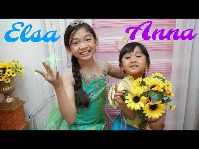 FROZEN FEVER ELSA and ANNA DIY MAKEOVER