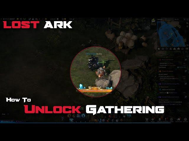 How to Unlock Gathering in Lost Ark - Unlock Trade Skills