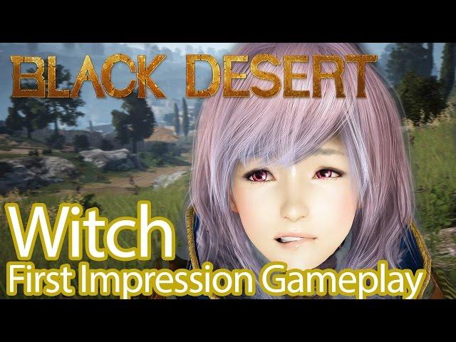 Black Desert - Witch Class Gameplay (English Patch)