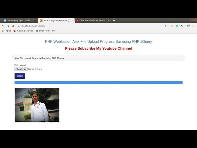 File Upload Progress Bar With Jquery And PHP