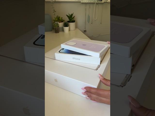 Unboxing new apple products 