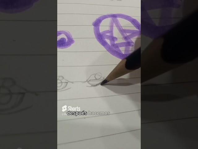 ️•𝐭𝐮𝐭𝐨 𝐝𝐞 𝐜𝐨𝐦𝐨 𝐝𝐢𝐛𝐮𝐣𝐚𝐫 𝐮𝐧𝐨𝐬 𝐨𝐣𝐨𝐬•️ #dibujo #drawing #shorts #viral