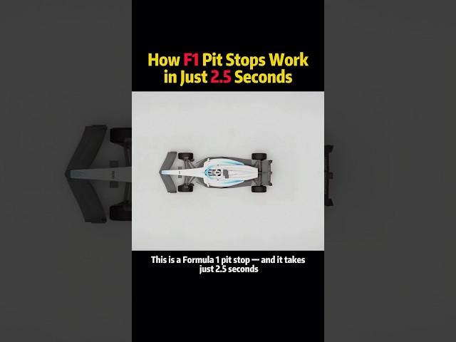 How F1 pit stops work in just 2.5 seconds #knowledge #science