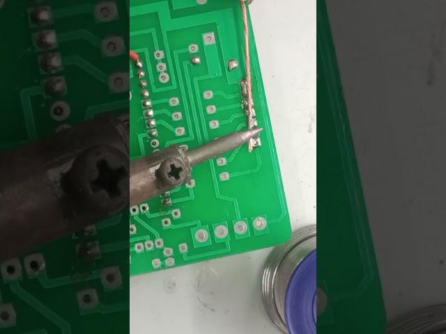 How to desolder without pump and wick|| #electronic #viralvideo #soldring @Electronic68188